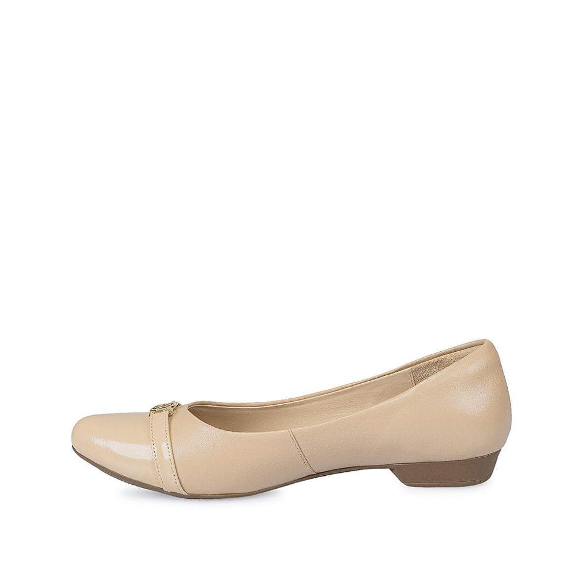 VIALE - Zapato Ballerina Casual ECO-2421 Beige Viale Cuero