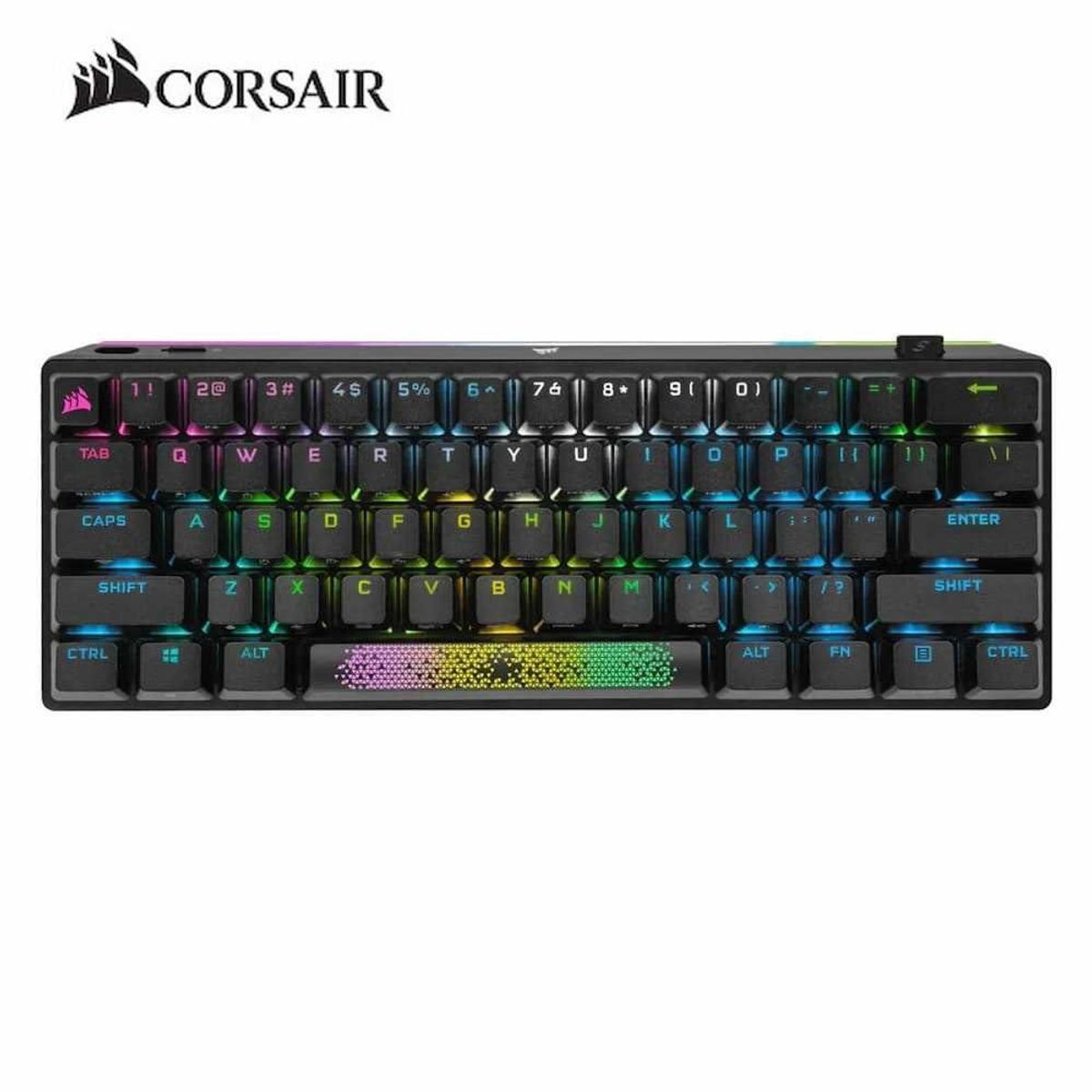 CORSAIR - Teclado Gamer Corsair K70 Pro Mini Mecanico Wireless Ingles Negro