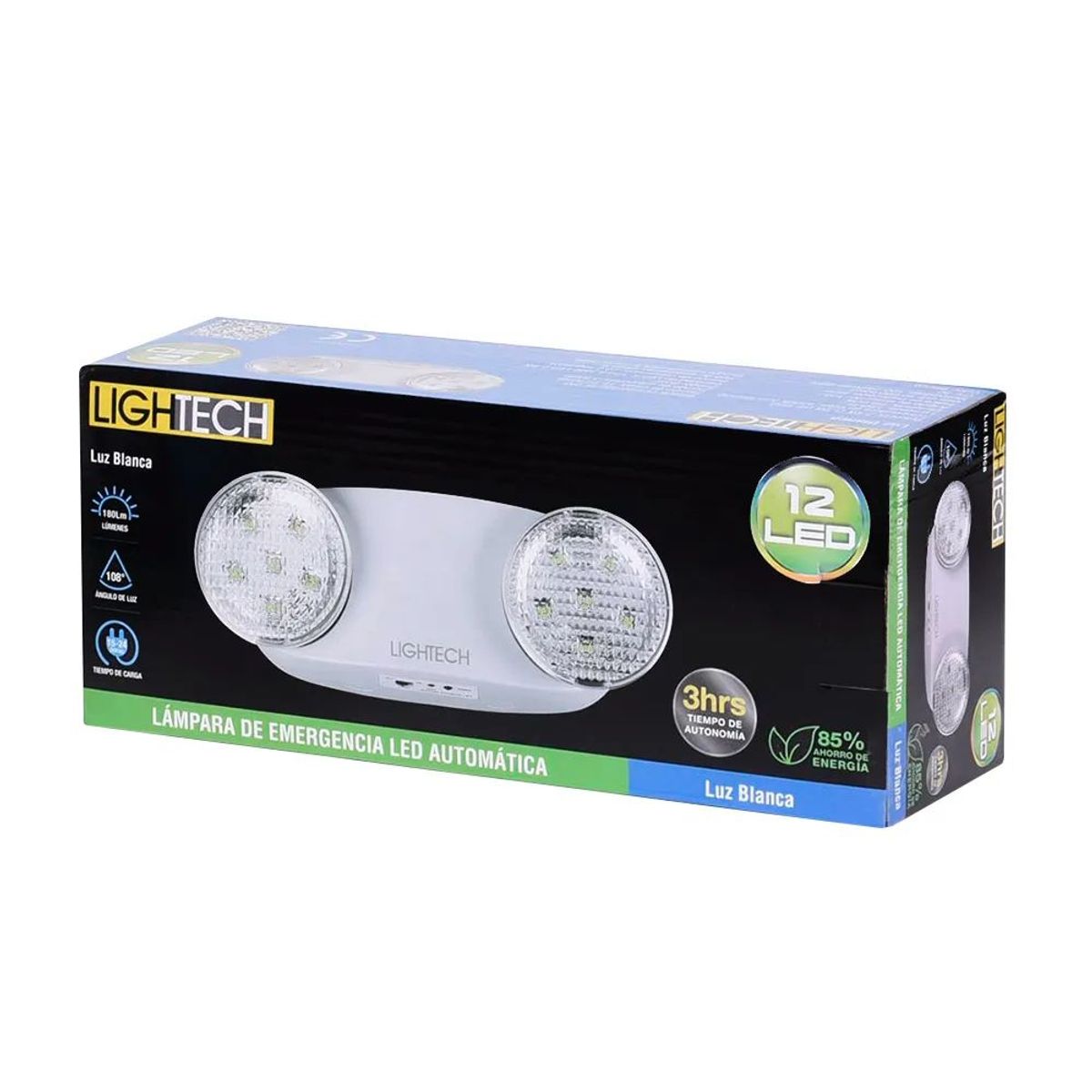 LIGHTECH - Lámpara de Emergencia Led  Lightech 1.2W