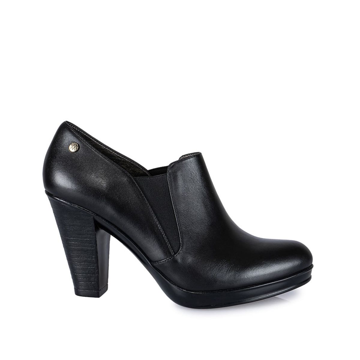 VIALE - Botín Tobillera Cuero Viale Mujer Negro