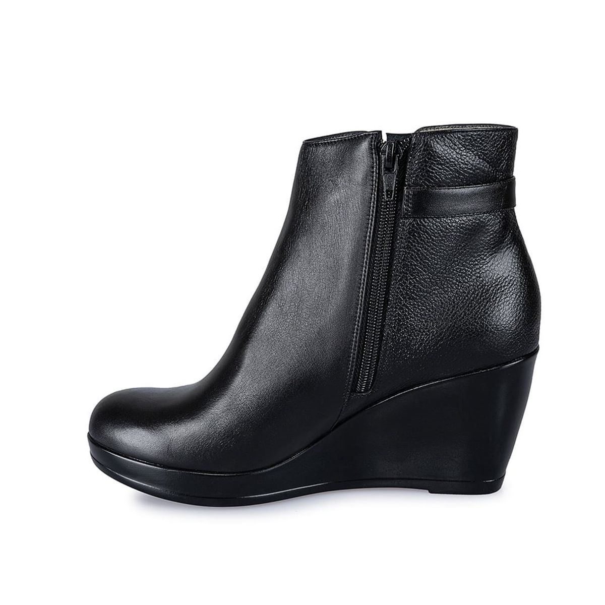 VIALE - Botin Jodhpur Casual DAYA-2414 Negro Viale Cuero
