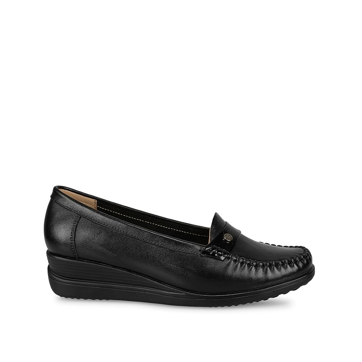VIALE - Zapato Mocasín Casual DK-2412 Negro Viale Cuero
