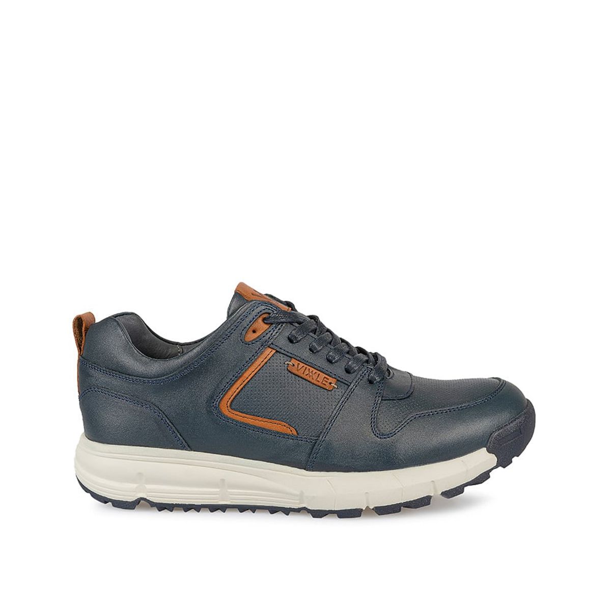 VIALE - Zapatilla Casual JOSE-038 Azul Viale Homme Cuero