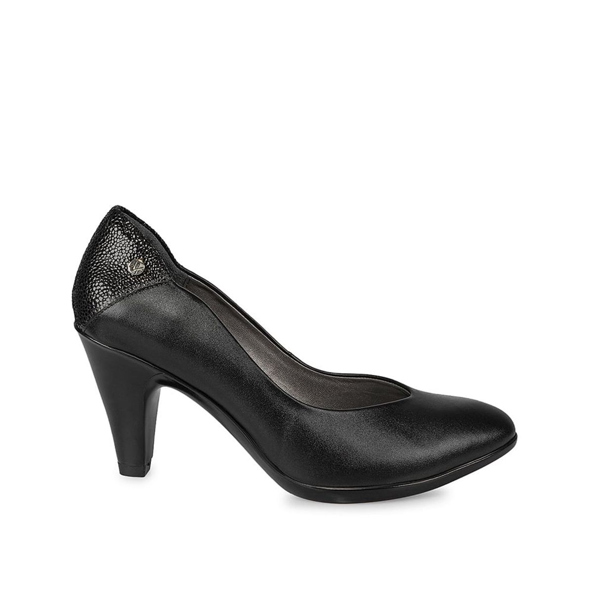 VIALE - Zapato Reina Vestir ECO-2416 Negro Viale Cuero