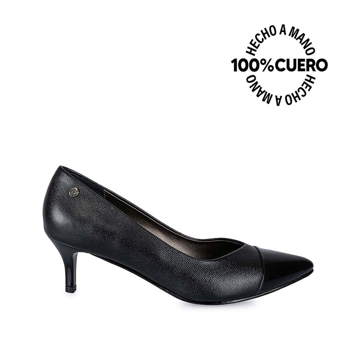 VIALE - Zapato Reina Vestir TATI-2423 Negro Viale Cuero