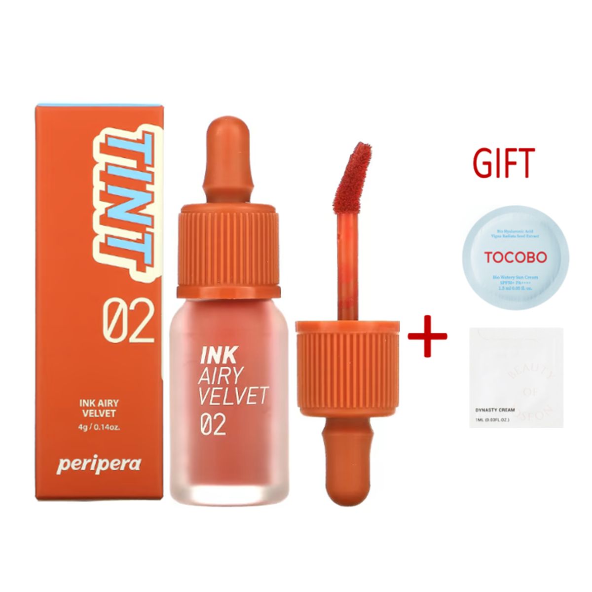 PERIPERA - PERIPERA INK AIRY VELVET 02 SELFIE ORANGE BROWN