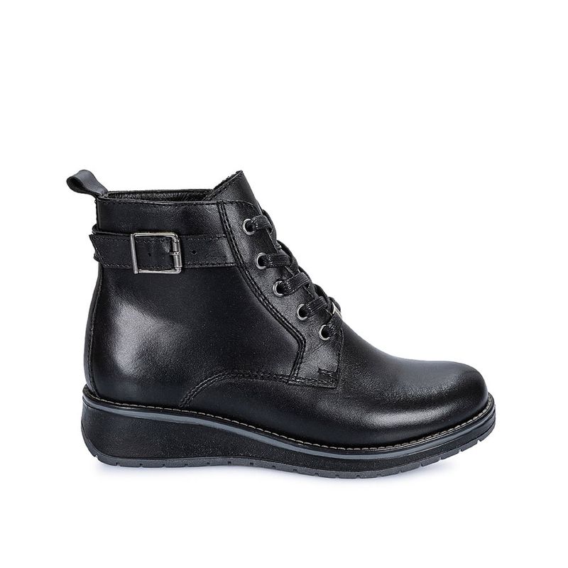 VIALE - Botin Derby Casual RUSSO-2403 Negro Viale Cuero
