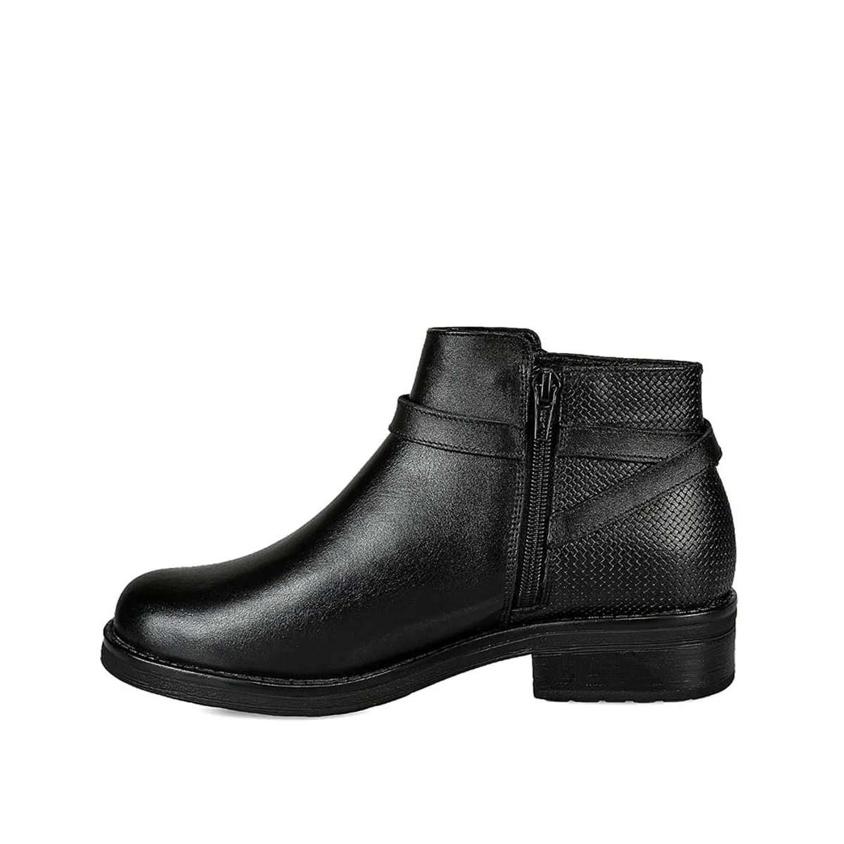 VIALE - Botin Jodhpur Casual Mujer Cuero Viale Negro