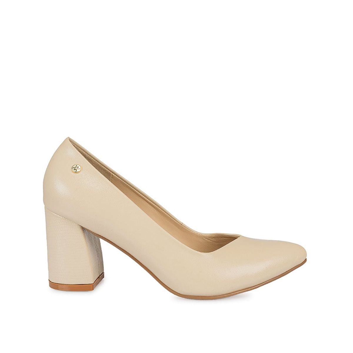 VIALE - Zapato Reina Vestir TATI-2420 Hueso Viale Cuero