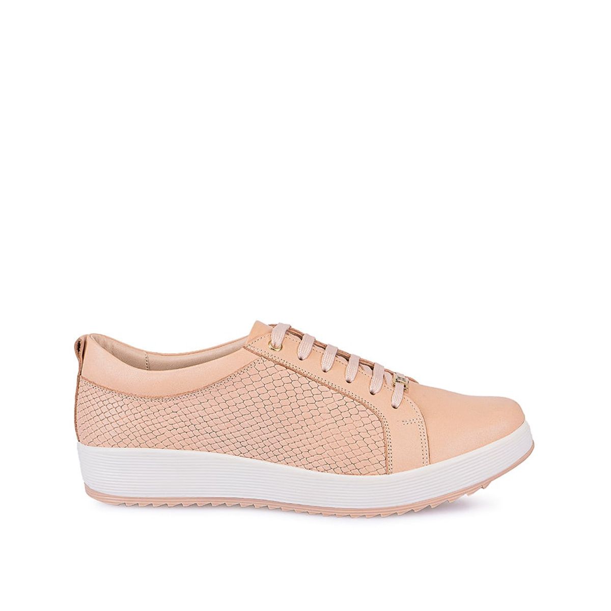 VIALE - Zapato Derby Casual WIL-2322 Nude Viale Cuero