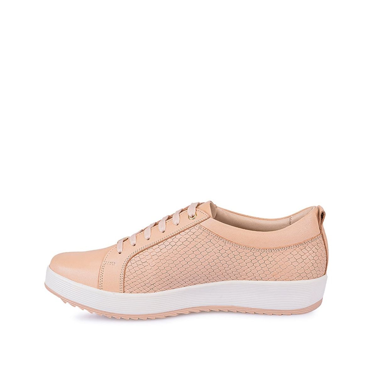 VIALE - Zapato Derby Casual WIL-2322 Nude Viale Cuero