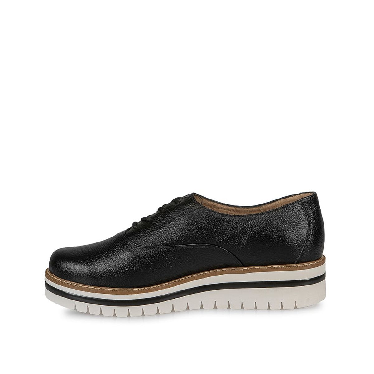 VIALE - Zapato Derby Casual WIL-2432 Negro Viale Cuero