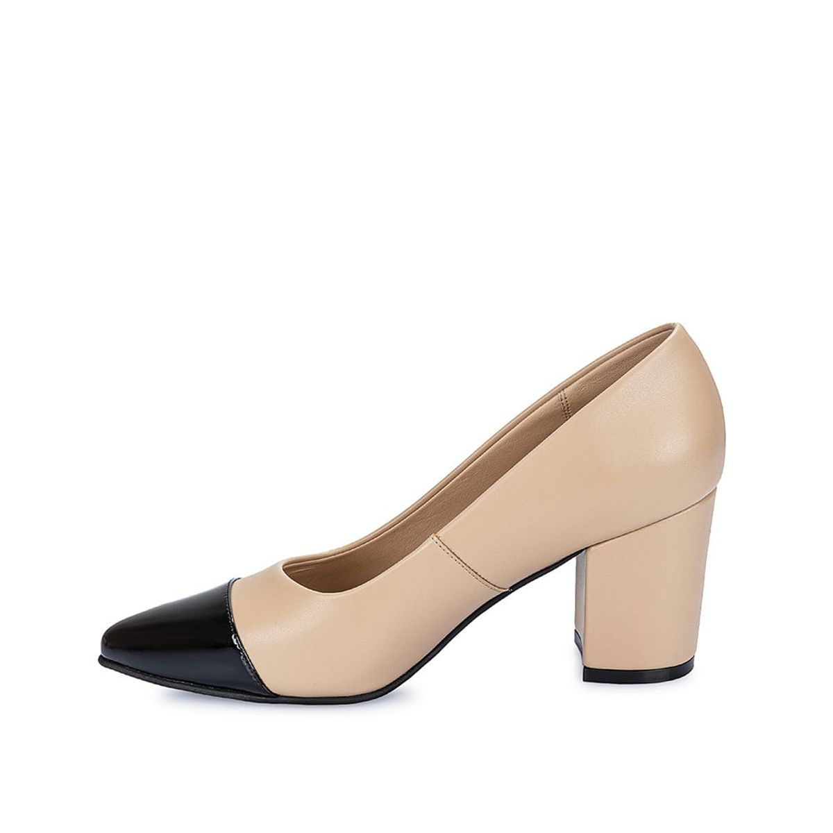 Piazza - Zapato Stiletto Vestir DON-157 Beige/Neg Piazza