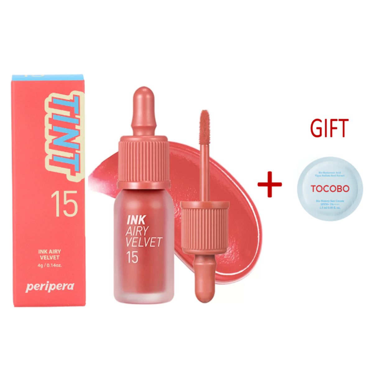 PERIPERA - PERIPERA INK AIRY VELVET 15 SOFT CORAL