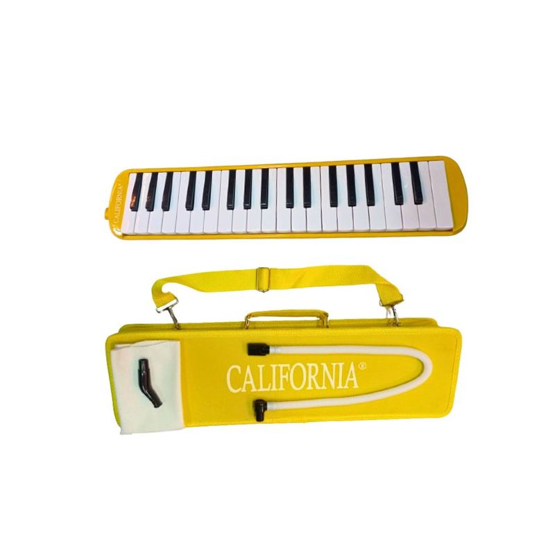 CALIFORNIA - Melodica de 37 teclas "CALIFORNIA" color Amarillo