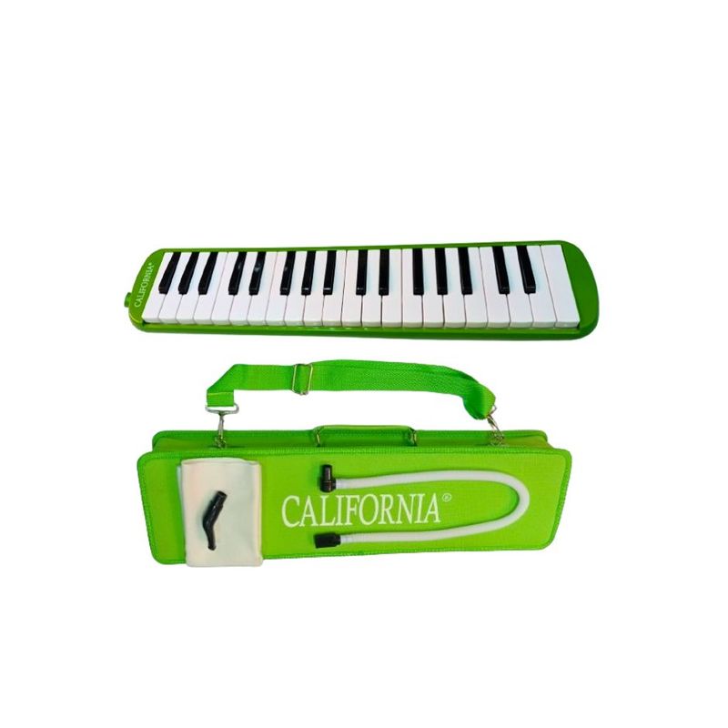 CALIFORNIA - Melodica de 37 teclas "CALIFORNIA" -Verde Limon