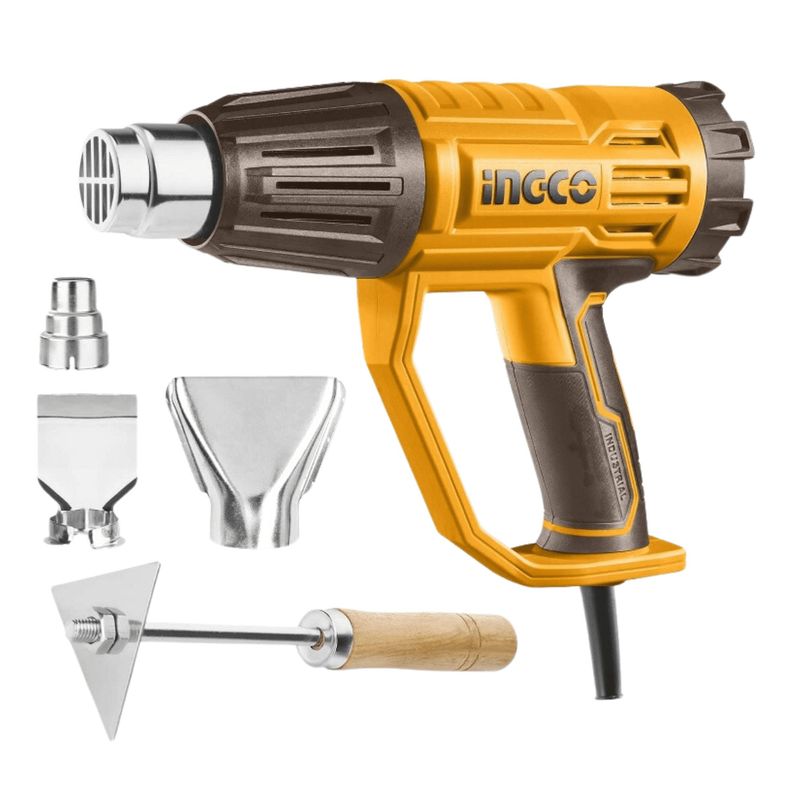INGCO TOOLS - Pistola de calor 2000w incluye boquillas Ingco