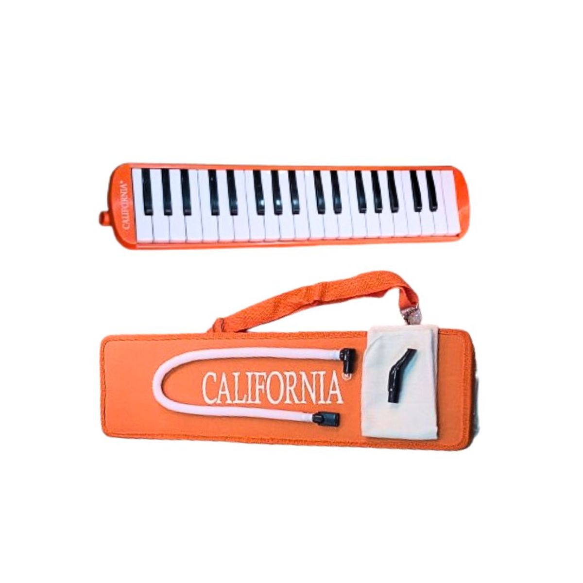 CALIFORNIA - Melodica de 37 teclas "CALIFORNIA" - Anaranjado