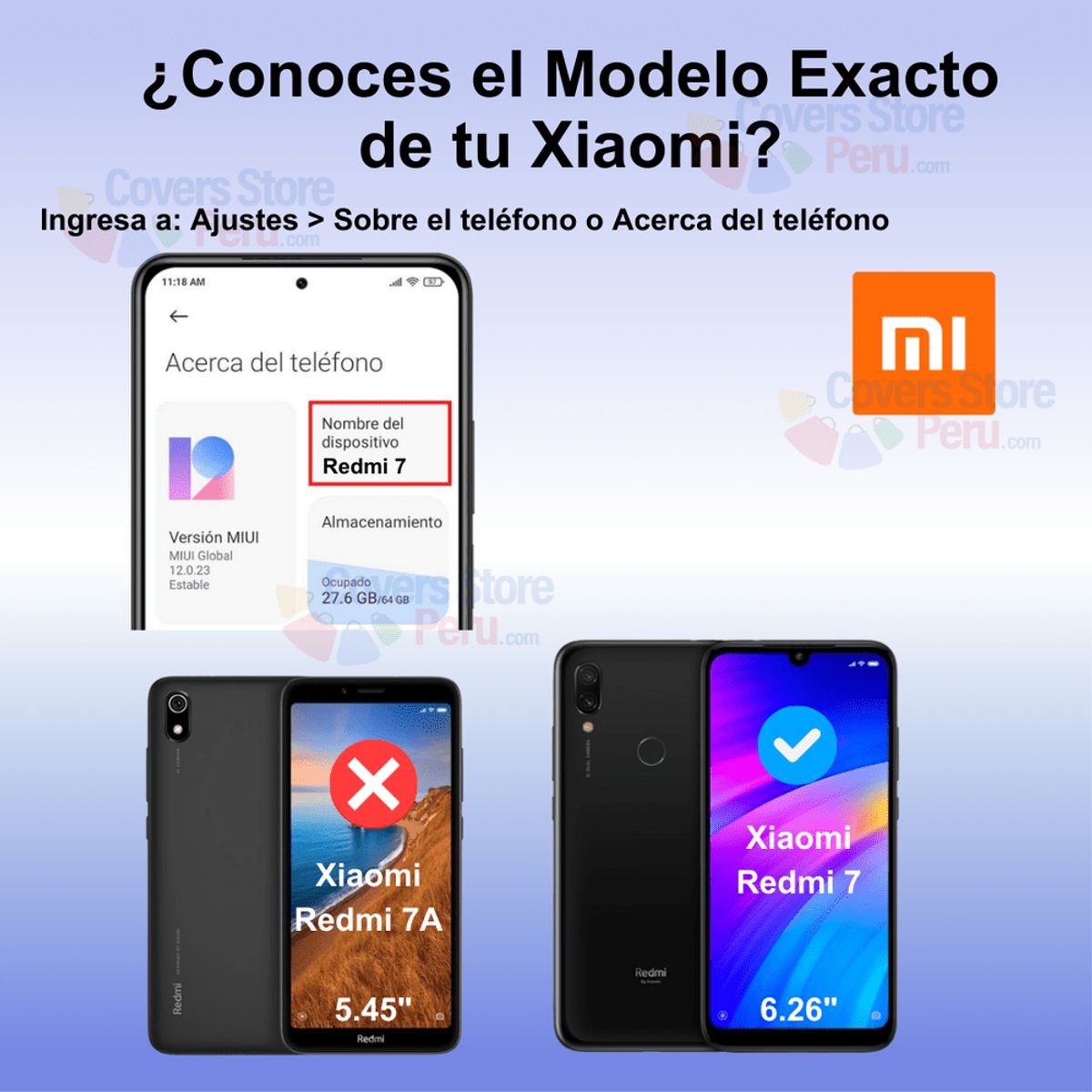 GENERICO - Mica para Xiaomi Redmi 7 Film Hydrogel Mate Antishock Resistente
