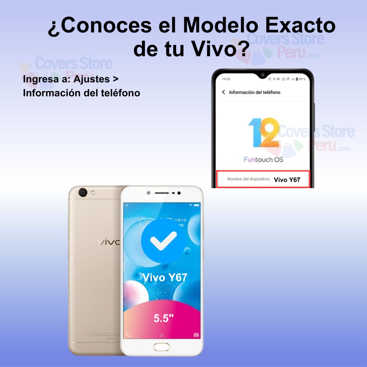 GENERICO - Mica Protector para Vivo Y67 Film Hydrogel Mate Antishock Resistente