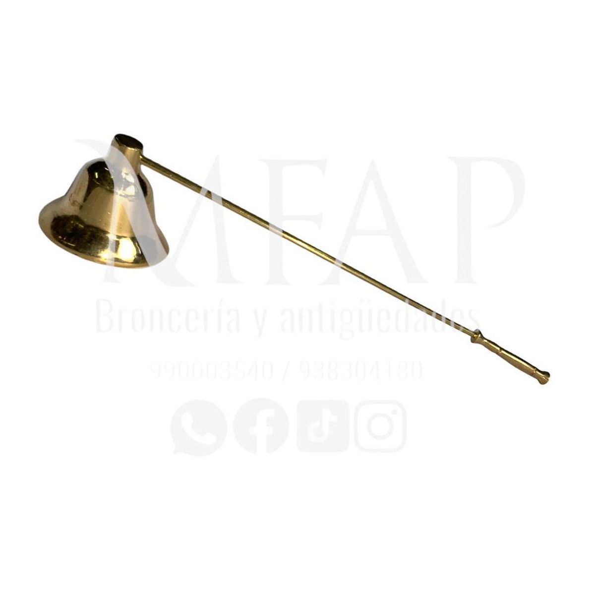 MFAP BRONCERIA Y ANTIGUEDADES - Apagador de vela en bronce