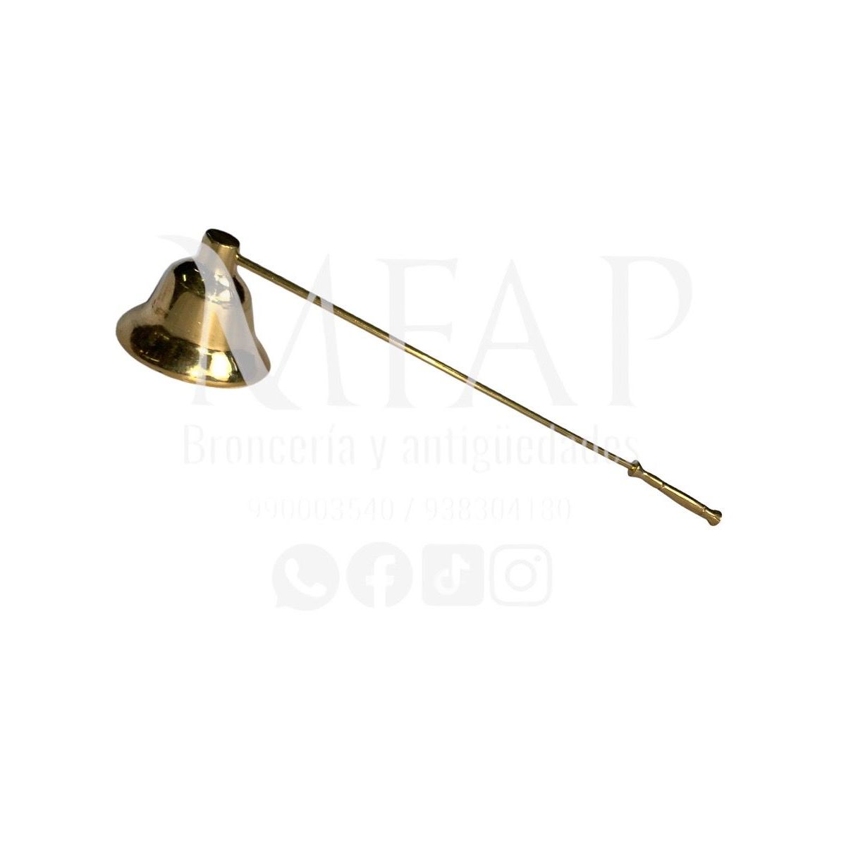 MFAP BRONCERIA Y ANTIGUEDADES - Apagador de vela en bronce