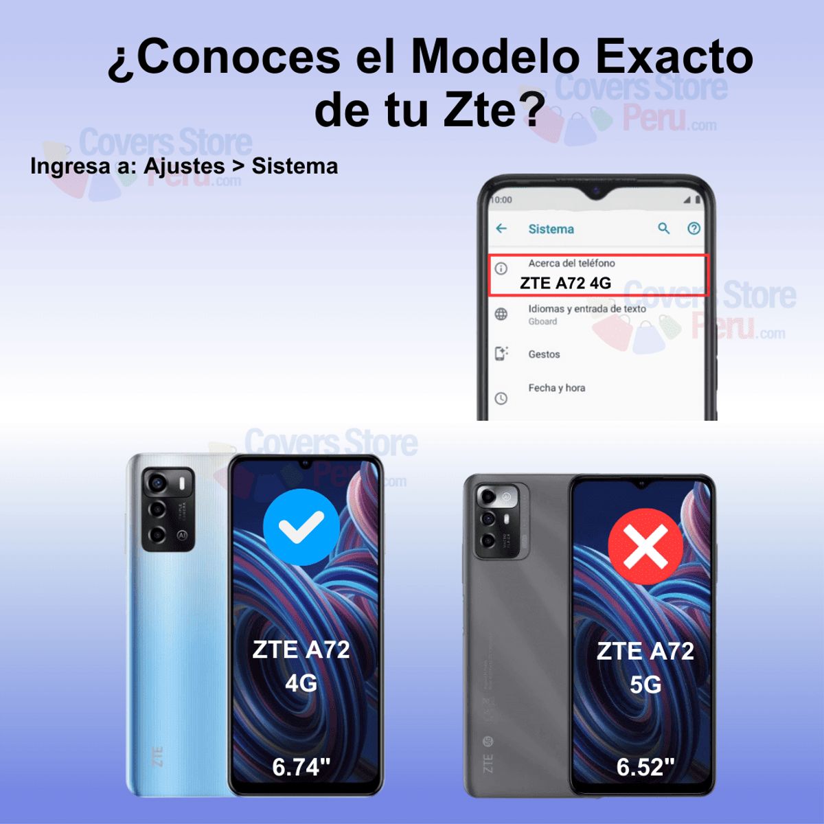 GENERICO - Mica Protector para Zte A72 Film Hydrogel Mate Antishock Resistente