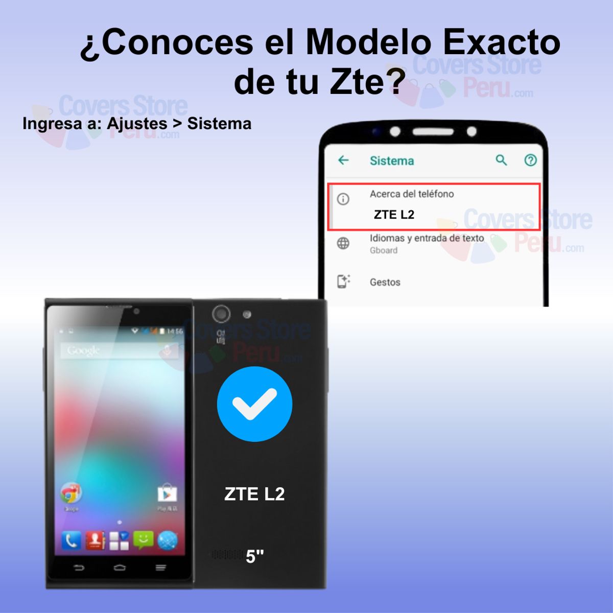 GENERICO - Mica Protector para Zte L2 Film Hydrogel Mate Antishock Resistente