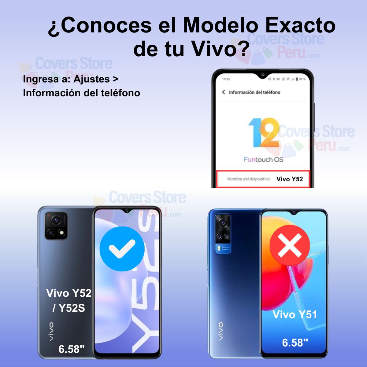 GENERICO - Mica Protector para Vivo Y52 Film Hydrogel Mate Antishock Resistente