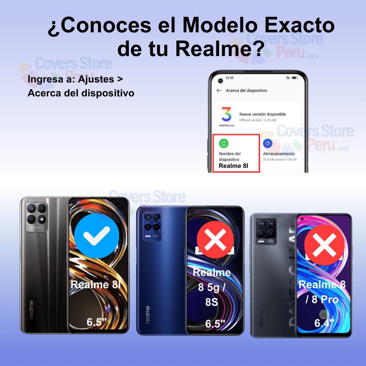 GENERICO - Mica Protector para Realme 8i Film Hydrogel Mate Antishock Resistente