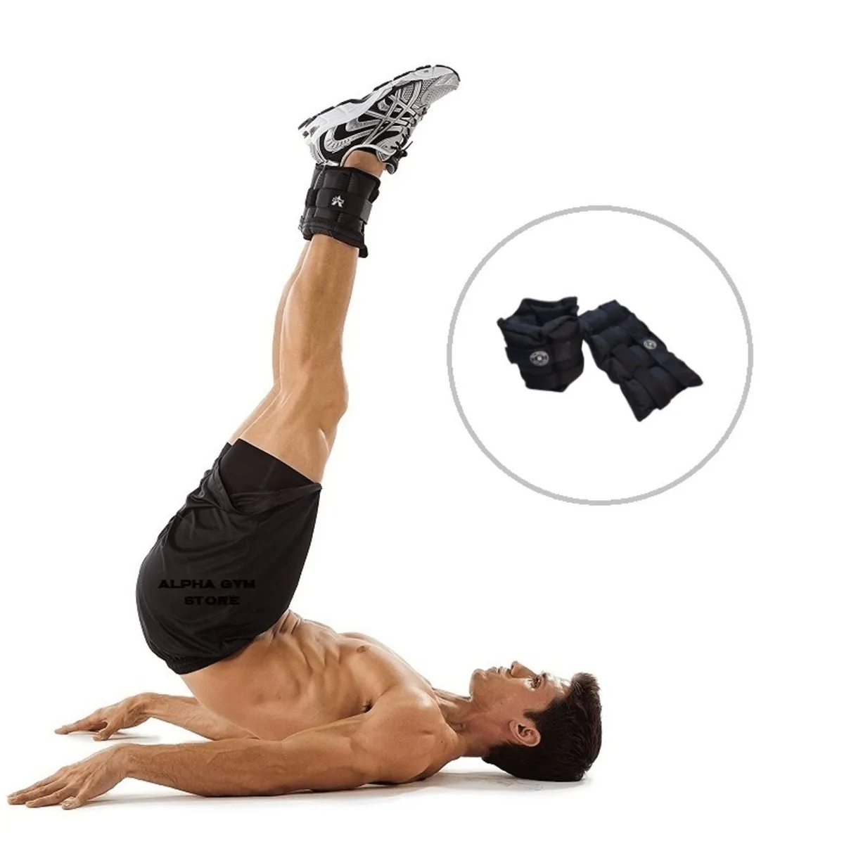 GENERICO - Tobilleras con lastre de arena para entrenamiento gym 2 kg