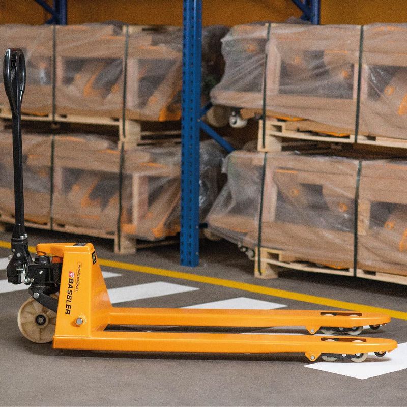 BASSLER - TRANSPALETA MANUAL BASSLER PRO 3.0 TONELADAS (L)