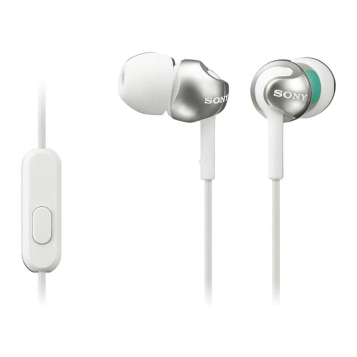SONY - Auriculares Sony MDR-EX110AP Sonido de Alta Calidad Blanco
