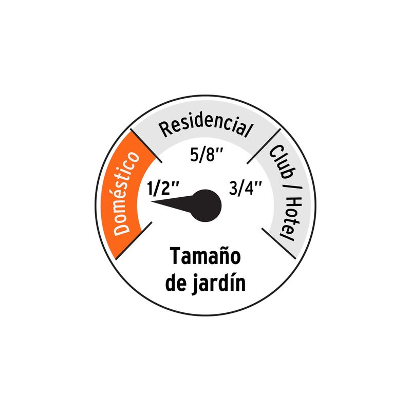TRUPER - Manguera 1/2"reforzada 3 capas 15 m conexiones plásticas