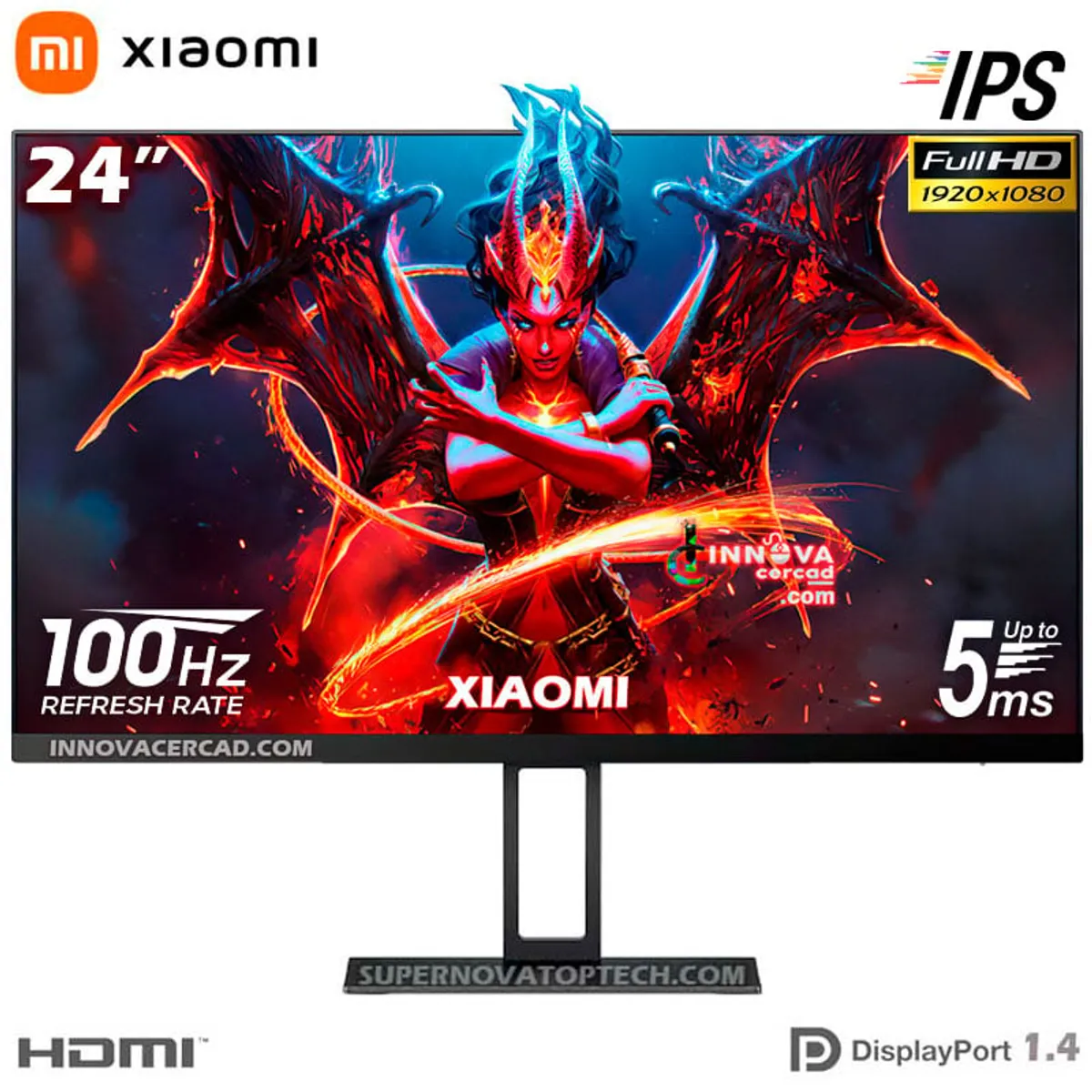 XIAOMI - Monitor Xiaomi A24I 24 Full HD 1920x1080 IPS 100HZ 5MS