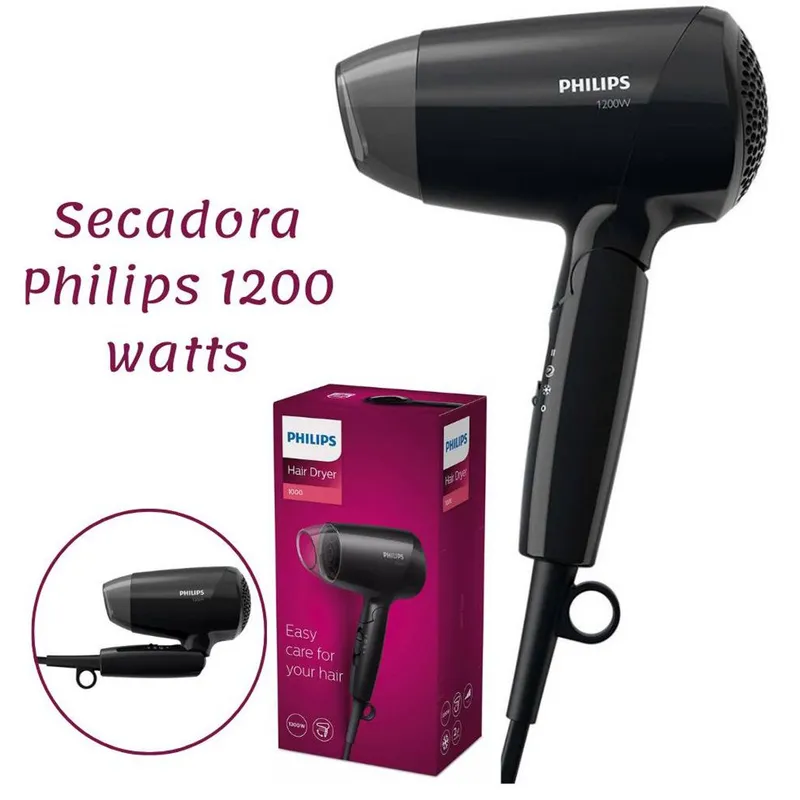 PHILIPS - Secadora de Cabello Thermo Protec 1200W BHC010