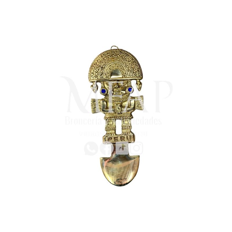 MFAP BRONCERIA Y ANTIGUEDADES - Tumi mediano en bronce