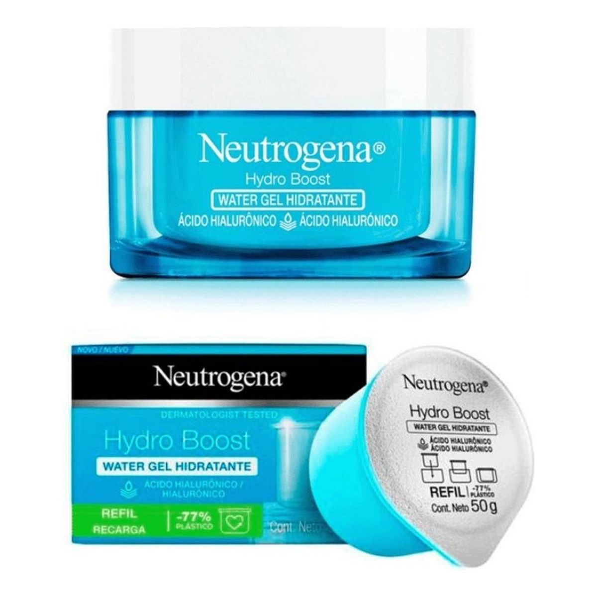 NEUTROGENA - Crema Facial Hydro Boost Hidratante 50 G + Refill Neutrogena