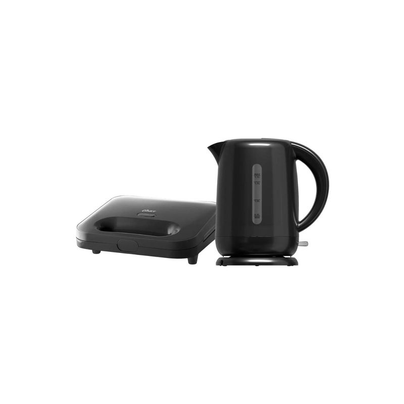 OSTER - Combo Oster - Hervidor  y Sandwichera Color Negro