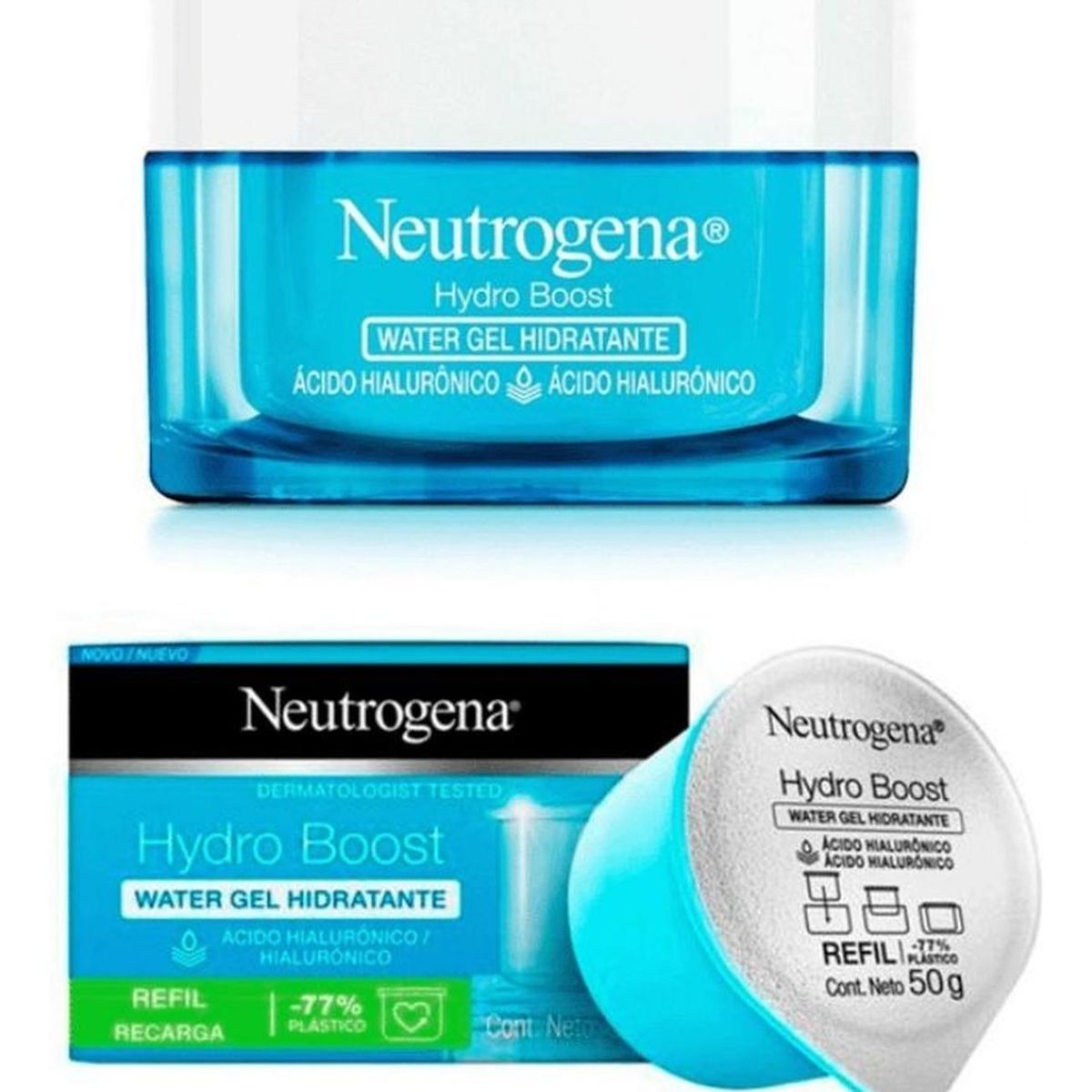 NEUTROGENA - Crema Facial Hydro Boost Hidratante 50 G + Refill Neutrogena