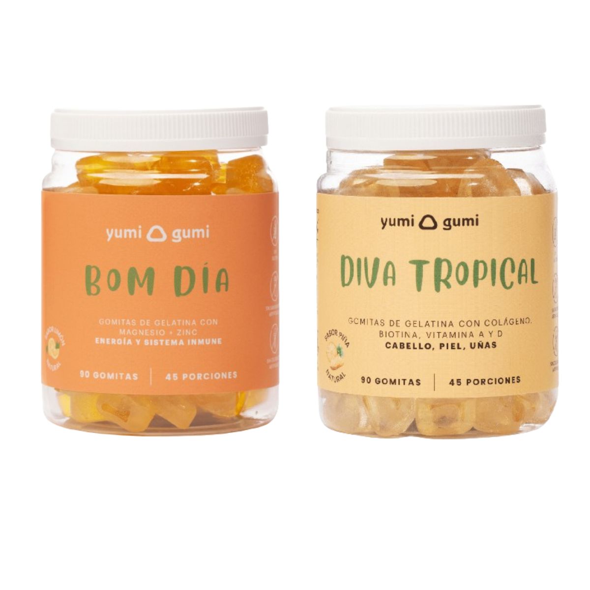 YUMI GUMI - Pack Bom Día + Diva Tropical Gomitas Yumi Gumi 90 Und