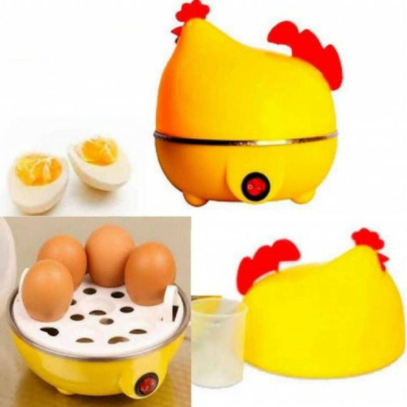 GENERICO - Hervidor de Huevos en Forma de Gallina Amarillo