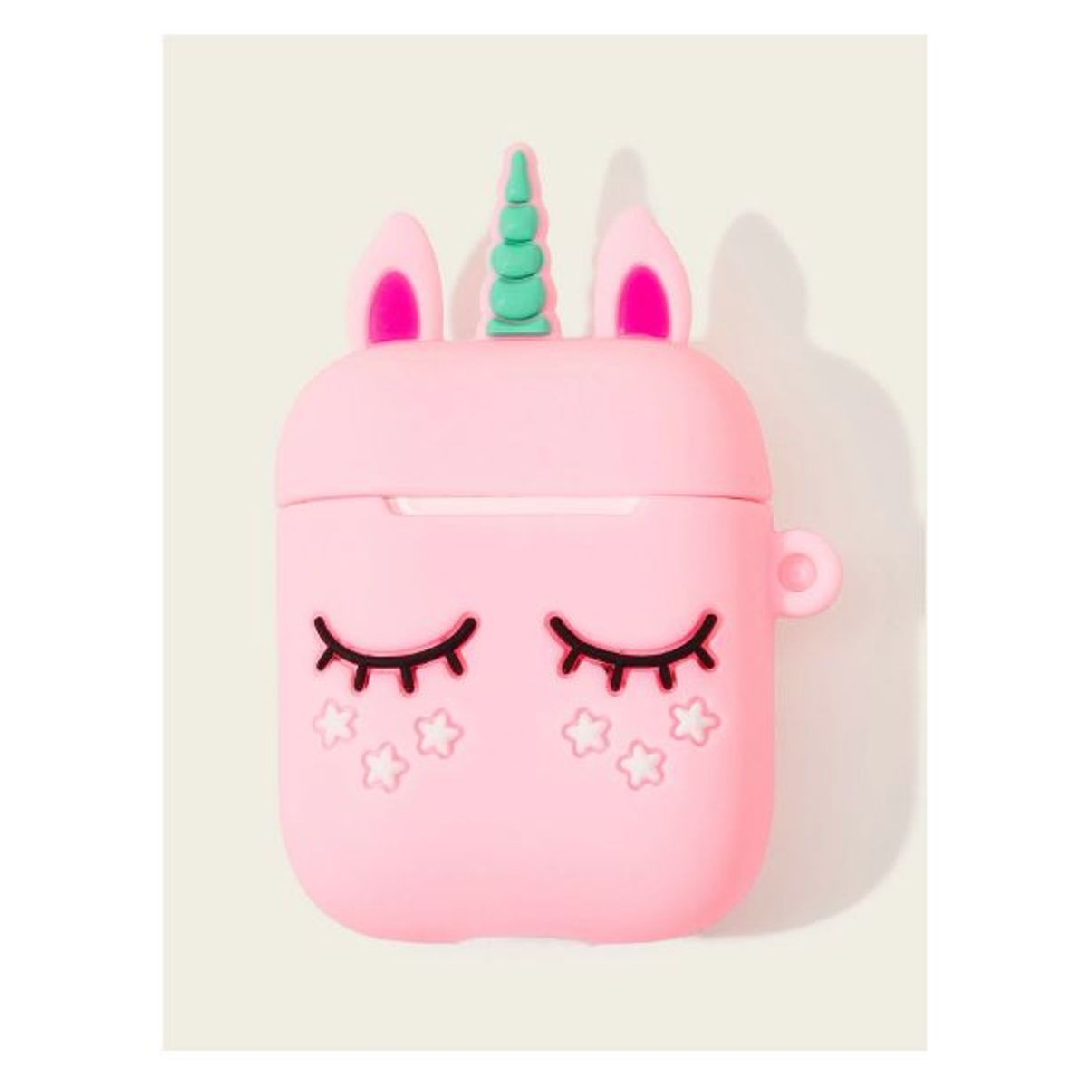 GENERICO - FUNDA AIRPOD UNICORNIO ROSA SILICONA