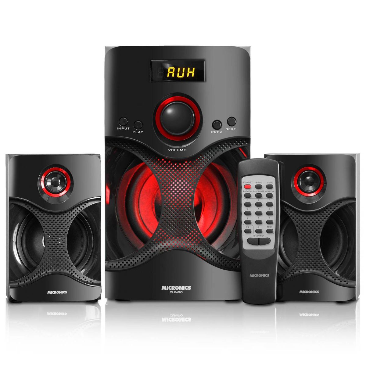 MICRONICS - Parlante 2.1 Micronics Olimpo MIC S7072BT Bluetooth, USB, FM