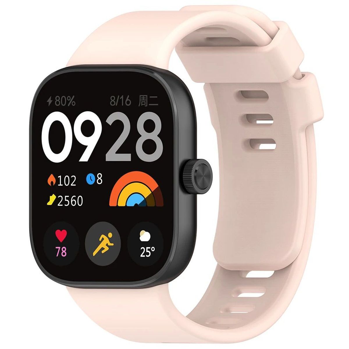 GENERICO - Correa Silicona para REDMI WATCH 4 - Rosa