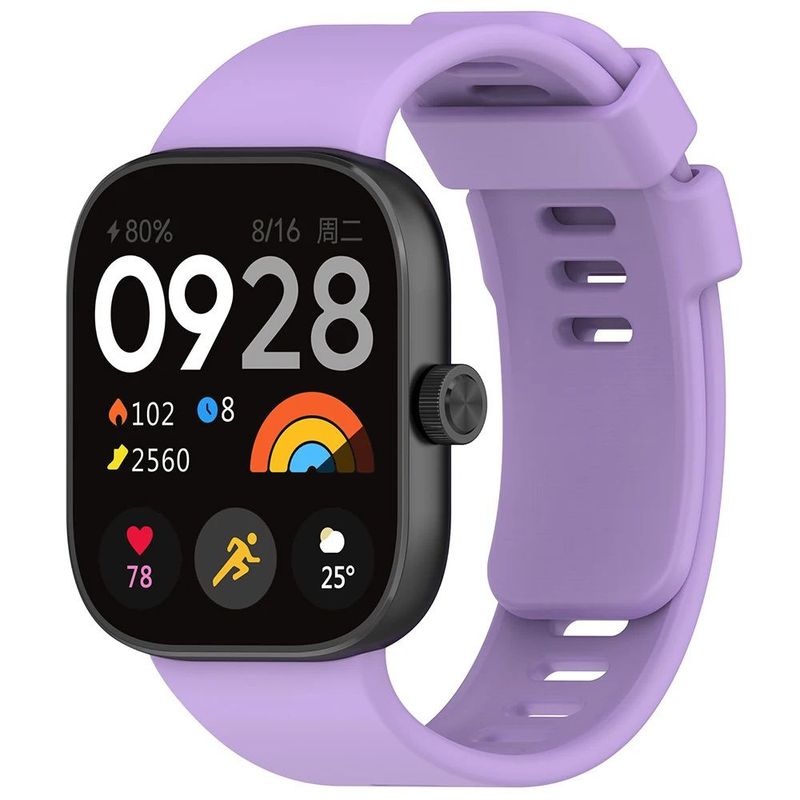 GENERICO - Correa Silicona para REDMI WATCH 4 - Lila