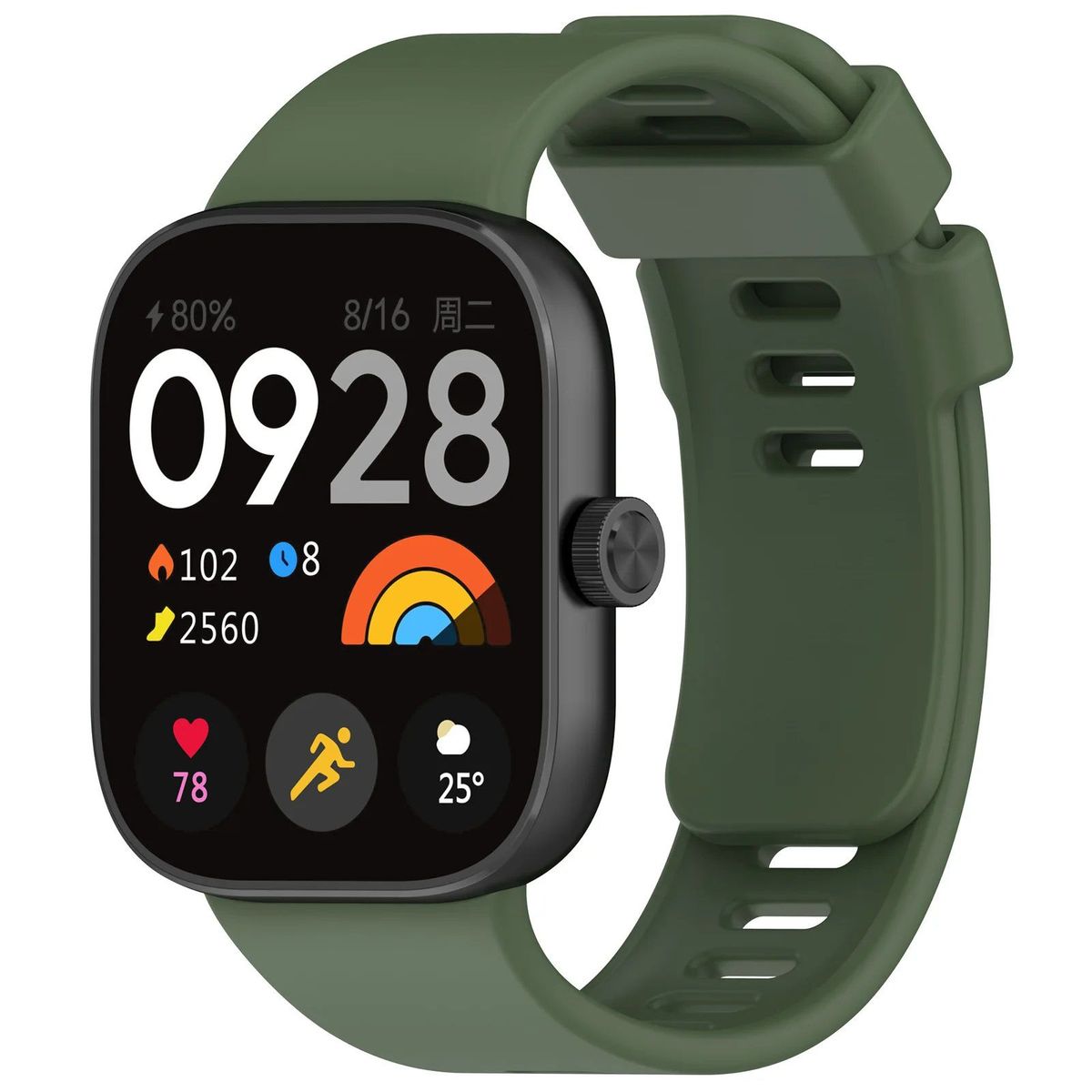 GENERICO - Correa Silicona para REDMI WATCH 4 - Verde