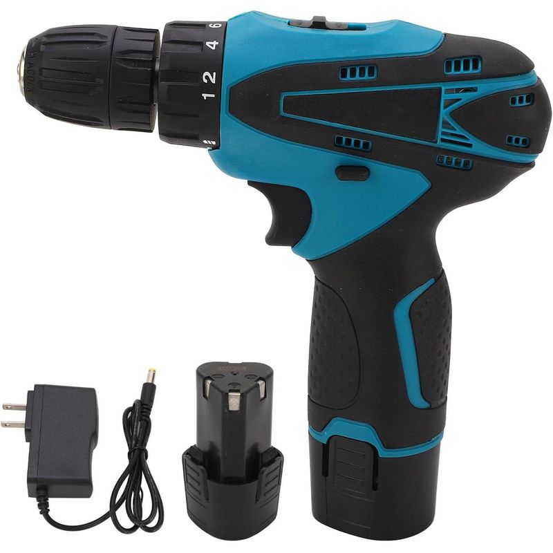 GENERICO - TALADRO ATORNILLADOR INALAMBRICO 12V BATERIA DESTORNILLADOR MADERA METAL