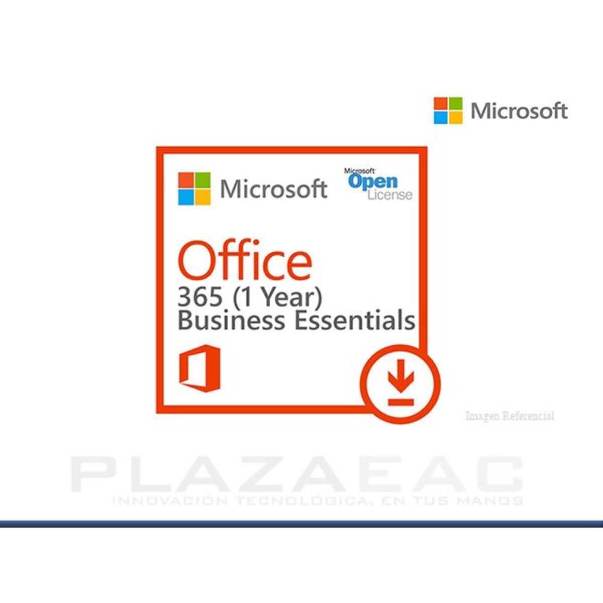 MICROSOFT - LICENCIA MICROSOFT CSP ANUAL OFFICE 365 BUSINESS - P/N: ZZ009MSC01