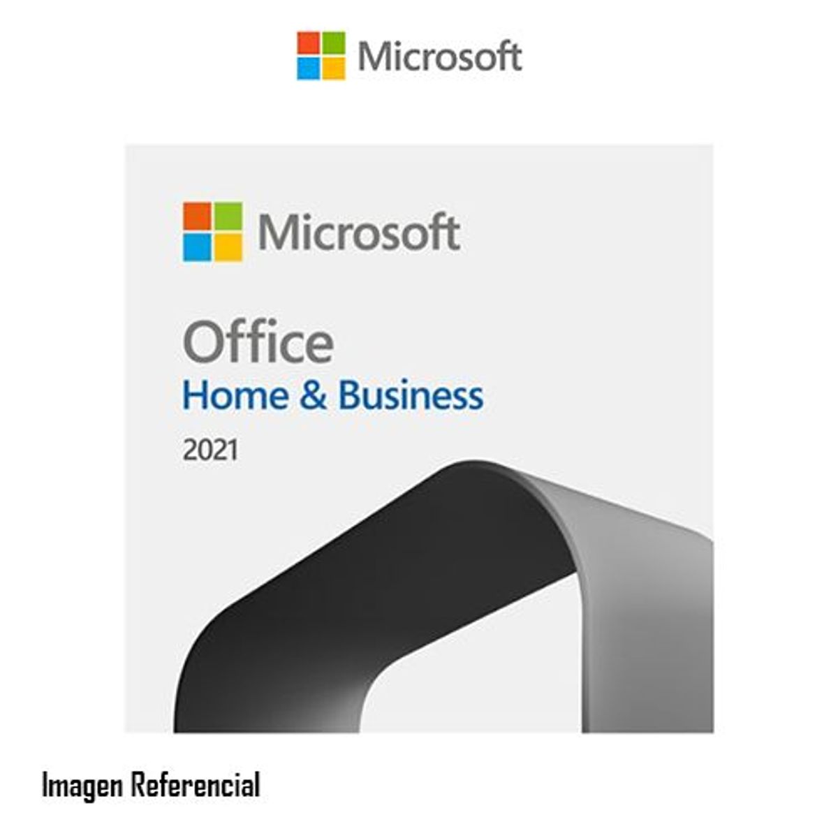 MICROSOFT - LICENCIA MICROSOFT OFFICE HOME/BUSINESS 2021 ESD 1PC - P/N: T5D-03487